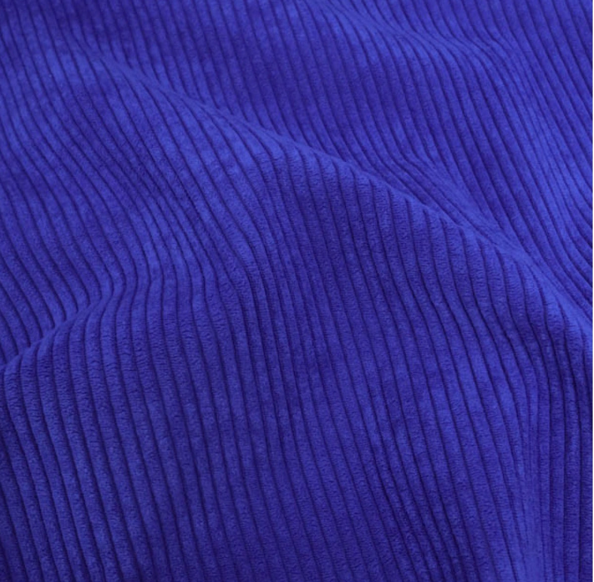 Portefeuille Compagnon Artisanal – Velours Côtelé Bleu & Motif Toile de Jouy (Édition Limitée)