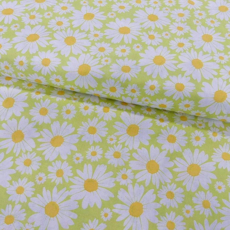 Headband en tissus - Motif Marguerite