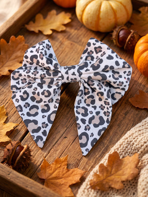 Barrette Cheveux Nœud Léopard | Collection Bejah