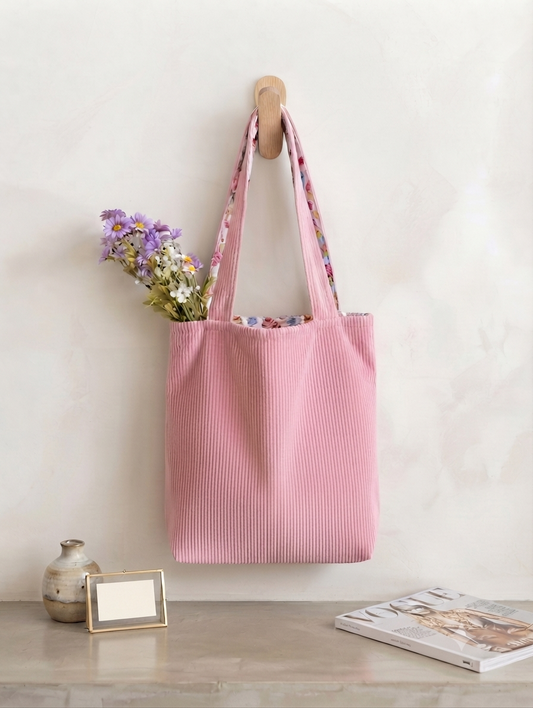 Tote Bag XXL Gourmandise — Grand Sac Cabas Fait Main