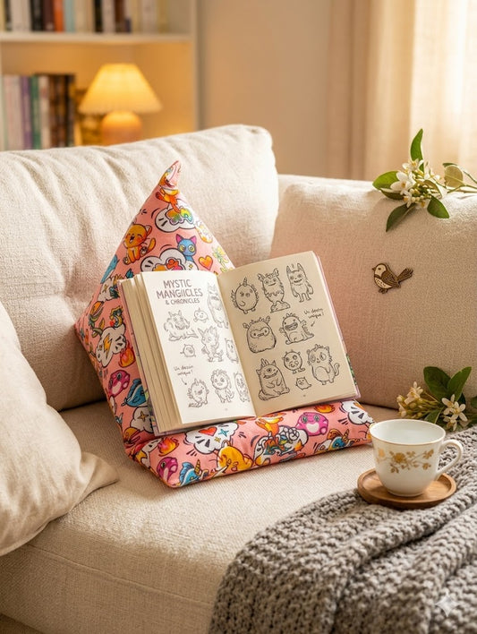 Coussin de lecture - Créatures Kawaii
