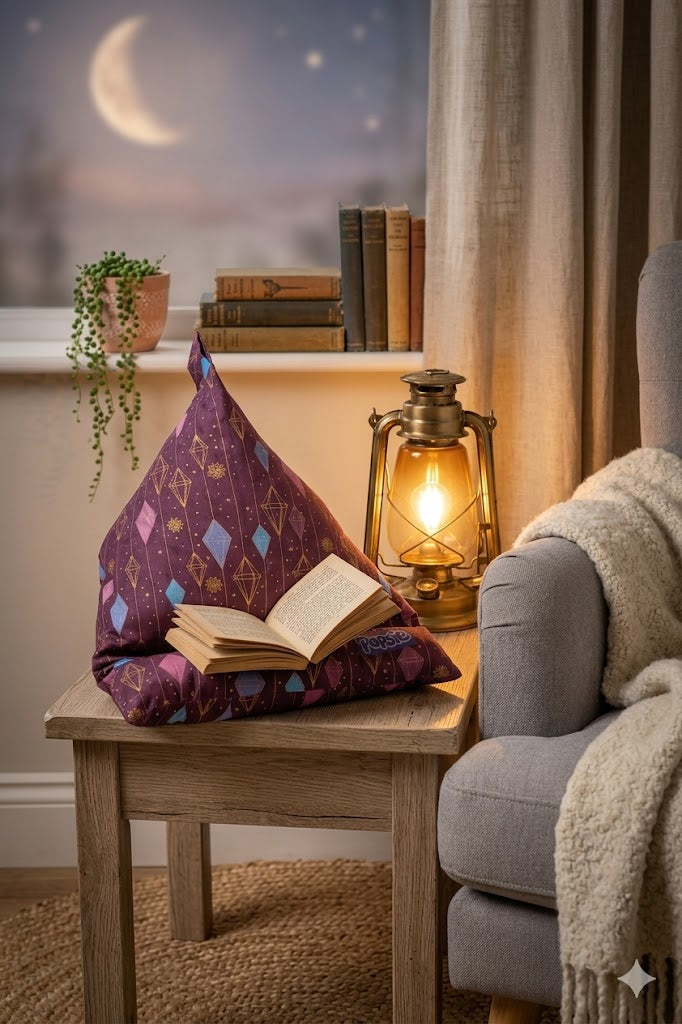 Coussin de lecture -Magie violet