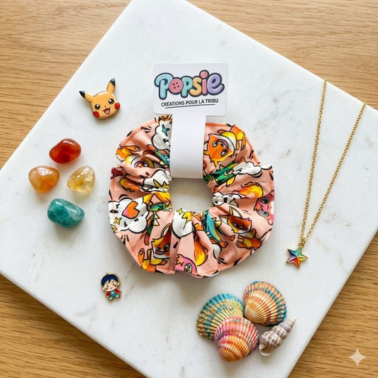 Chouchou tissus - Créatures kawaii