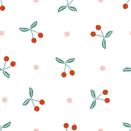 Headband en Tissu - Motif Cerises